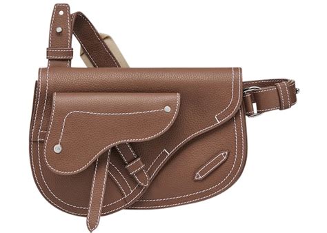 dior x kaws pouch saddle in brown|Saddle Pouch Brown Grained Calfskin .